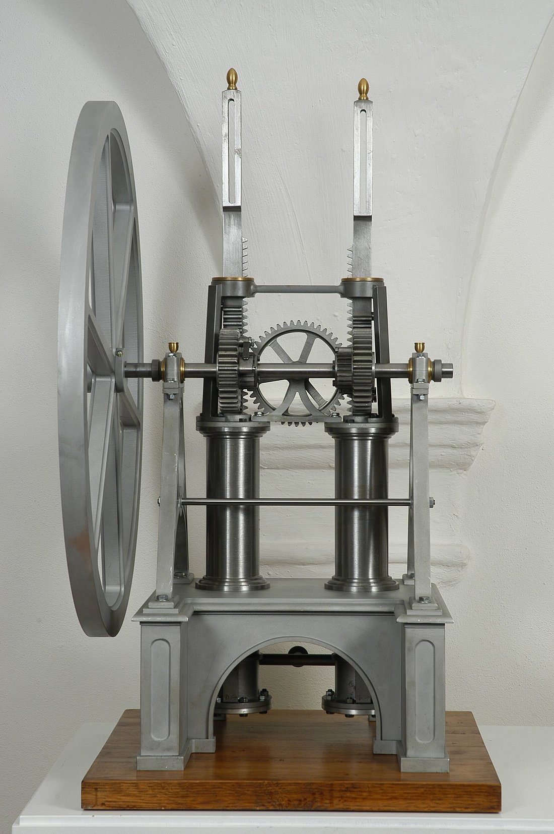 Dettaglio motore a scoppio- Museo Barsanti e Matteucci