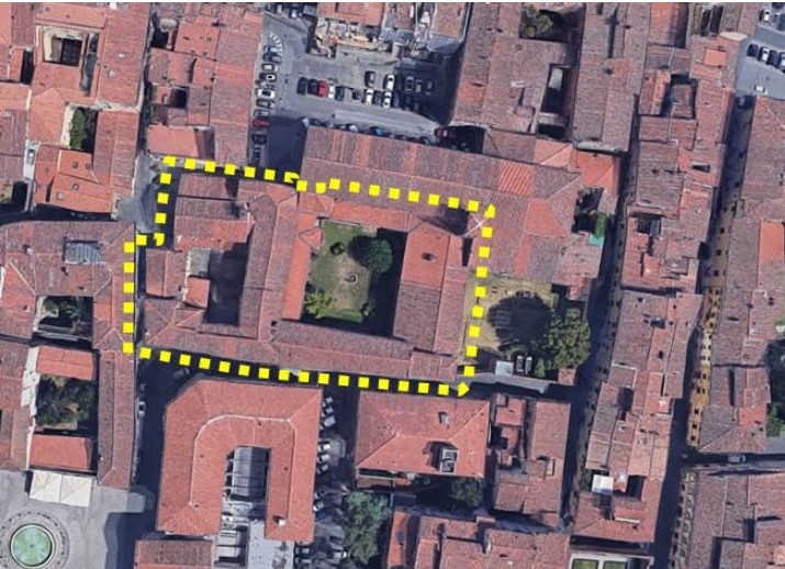 veduta google maps del centro culturale Agorà