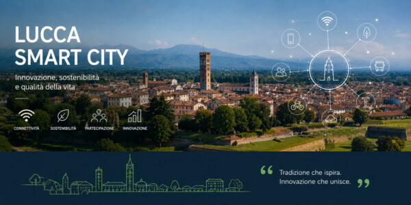 panorama città di lucca