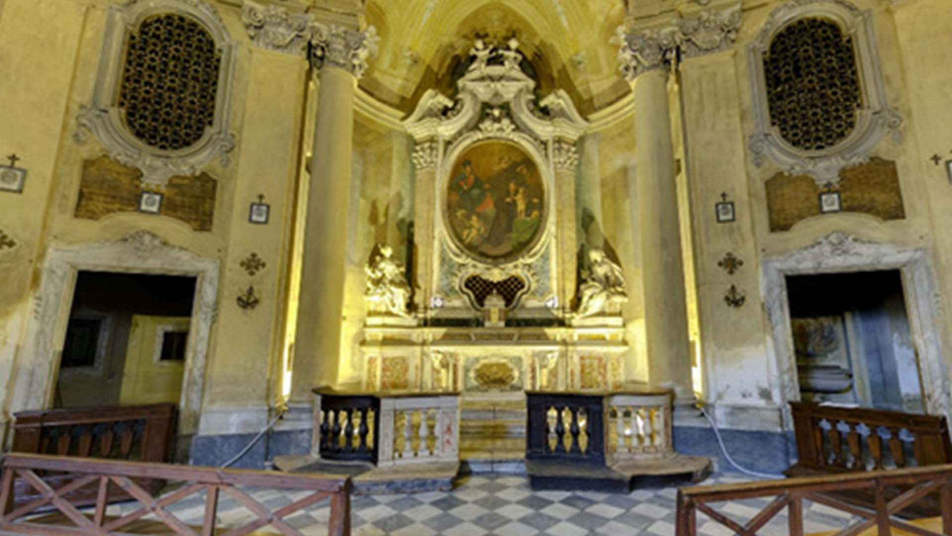 Altare barocco della Chiesa di Santa Caterina