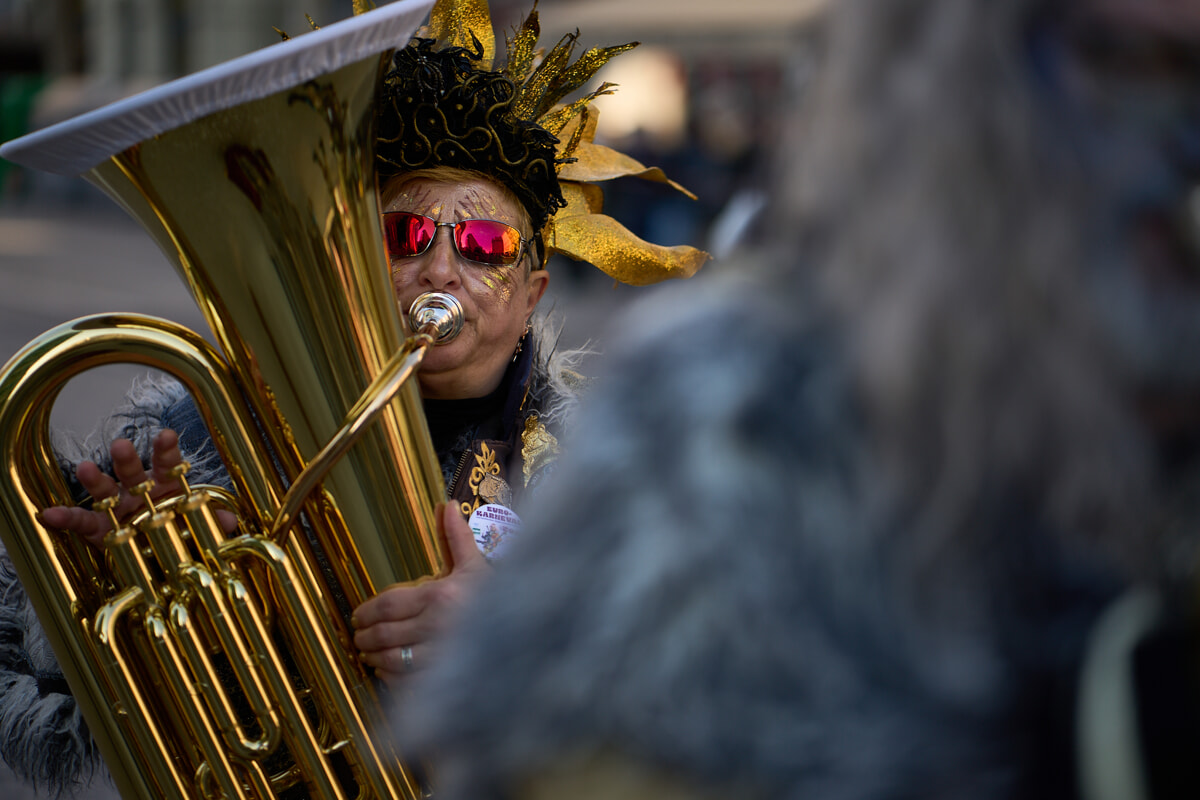 un musicsta all'eurocarnevale