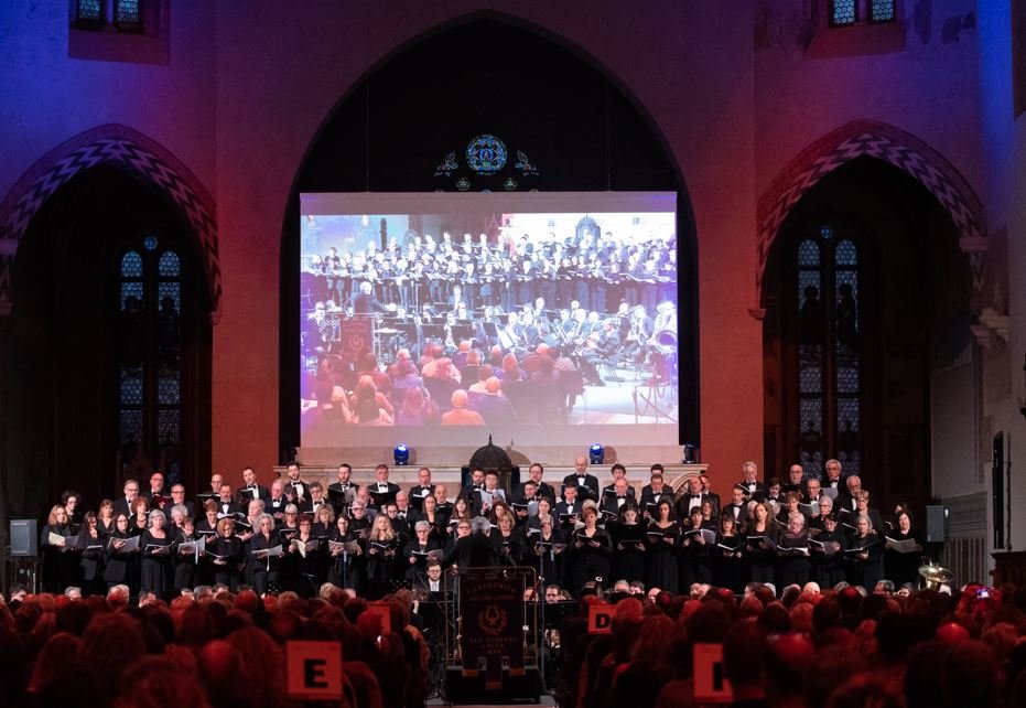 la filarmonica di San Gennaro nell'Auditorium chiesa di San Gennaro