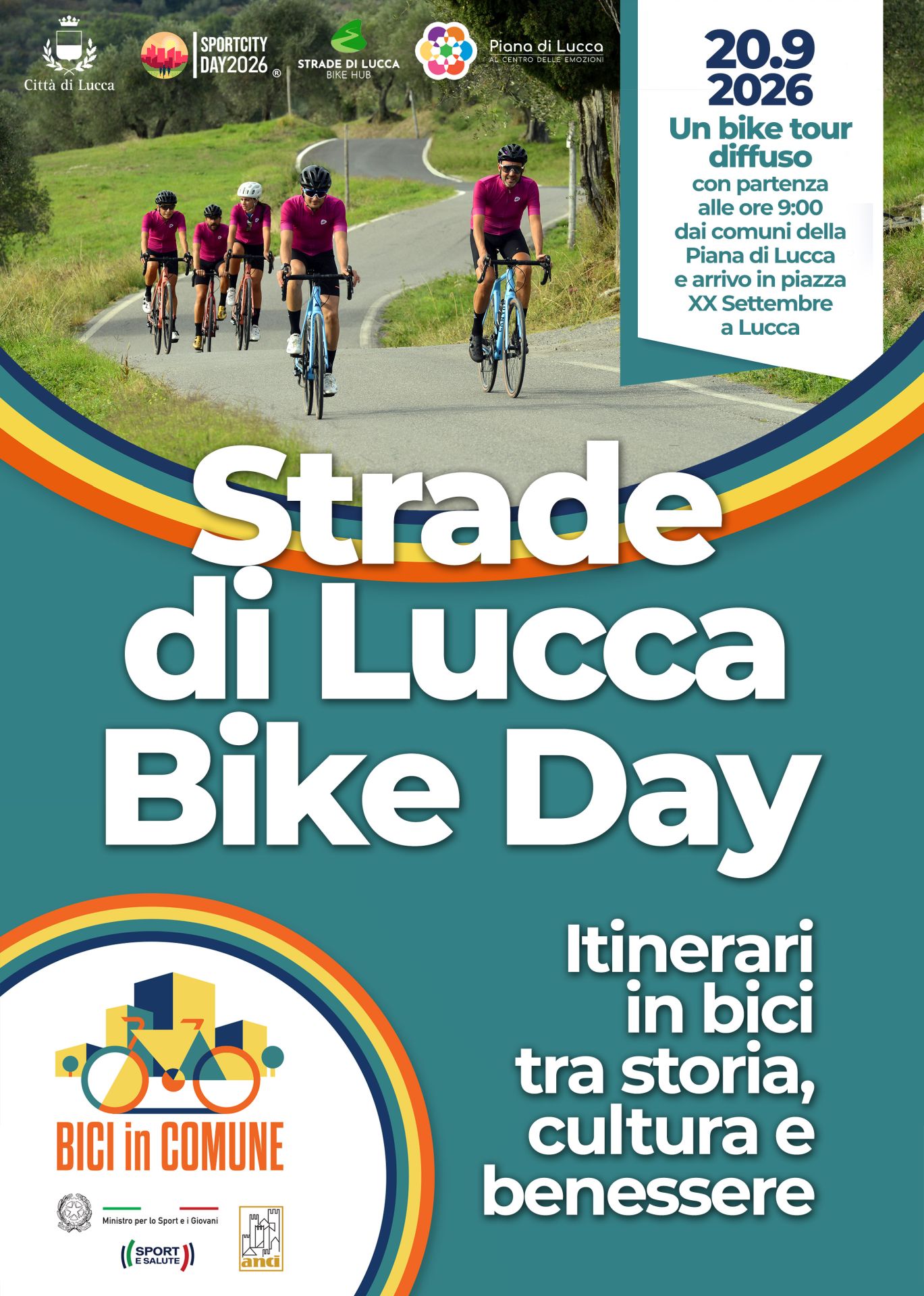 BIci in Comune - Strade di Lucca Bike Day