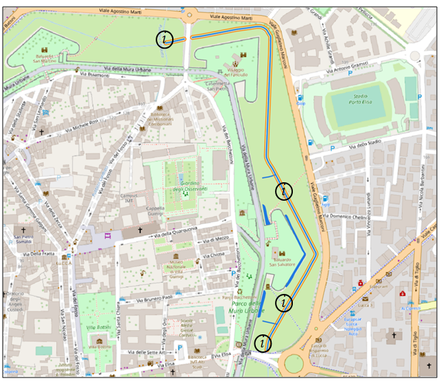 mappa mura