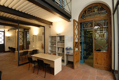 L'interno dell'Archivio